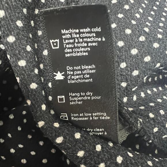 George Womens Jumpsuit 3X Strapless Polka Dot Crop Wide Leg Stretch Party Event - Picture 13 of 15